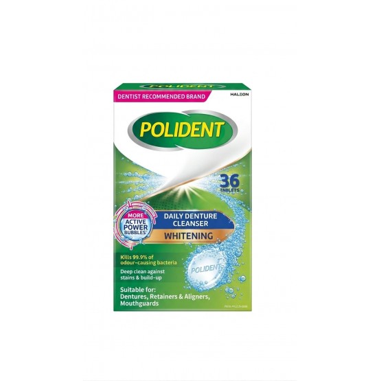 Polident Denture Cleansing Tablets Overnight 36's